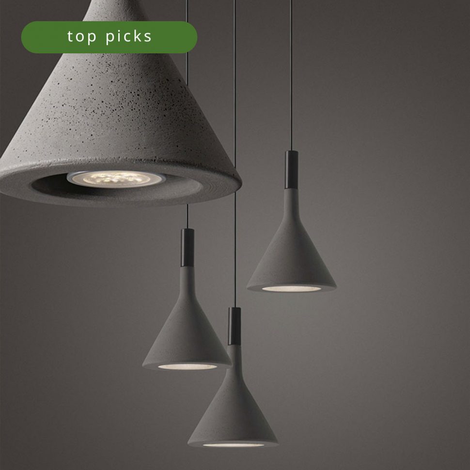 Concrete Pendant Lights