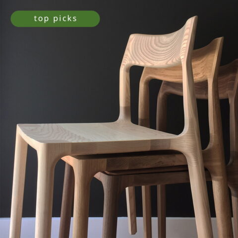 Simple Solid Wood Chairs
