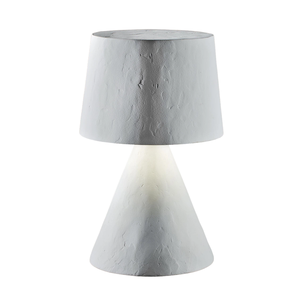 Plaster Cone Table Light by Rose Uniacke