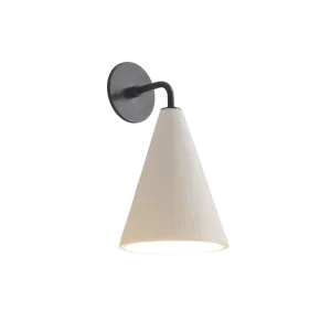 Plaster Cone Wall Light by Rose Uniacke