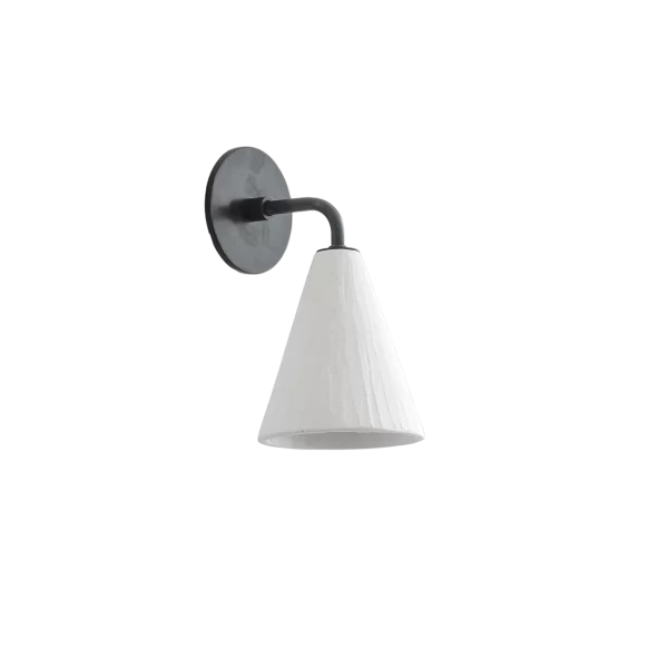 Plaster Cone Wall Light by Rose Uniacke