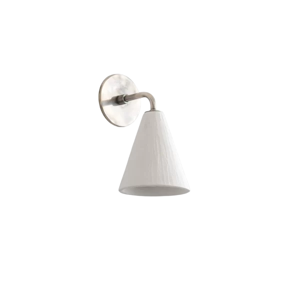 Plaster Cone Wall Light by Rose Uniacke