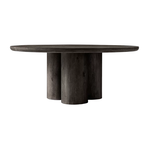 Oslo Cylinder Round Dining Table by RH
