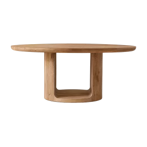 Oslo Open Round Dining Table by RH