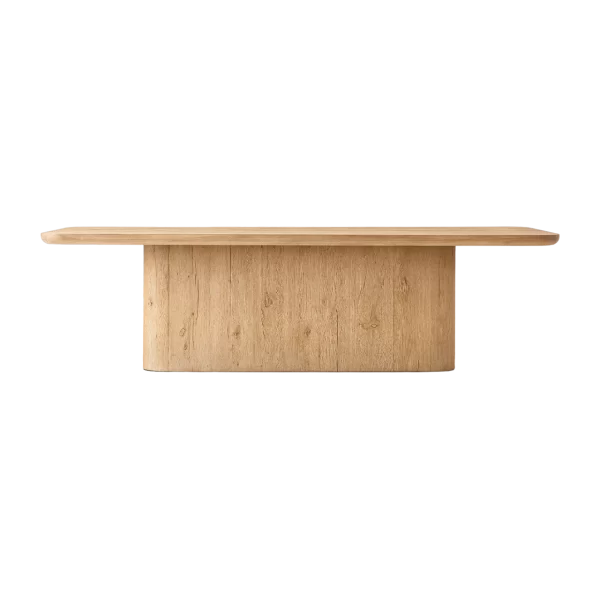 Oslo Pedestal Rectangular Dining Table by RH