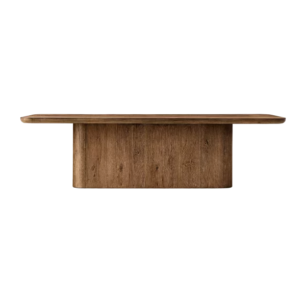 Oslo Pedestal Rectangular Dining Table by RH