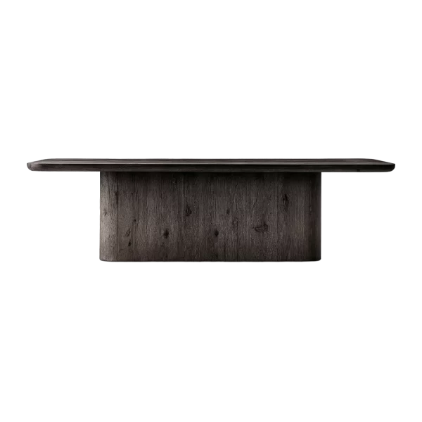 Oslo Pedestal Rectangular Dining Table by RH