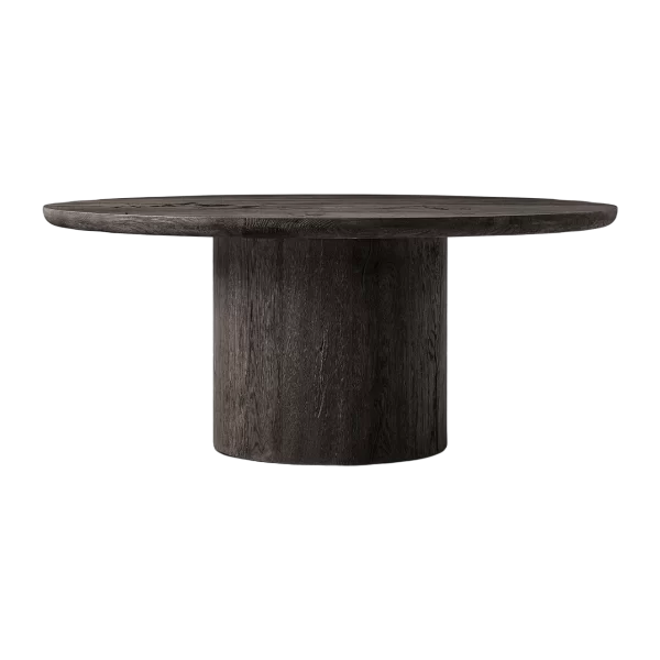Oslo Pedestal Round Dining Table by RH
