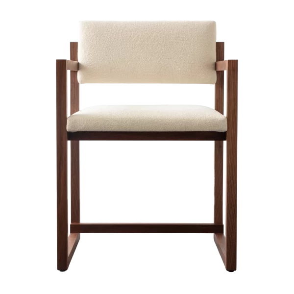 SQ Dining Armchair Upholstered by David Gaynor Design 01