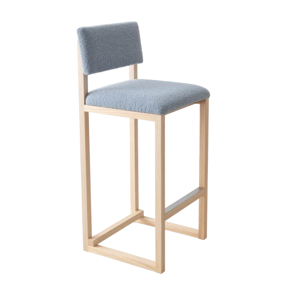 SQ Stool Upholstered by David Gaynor Design