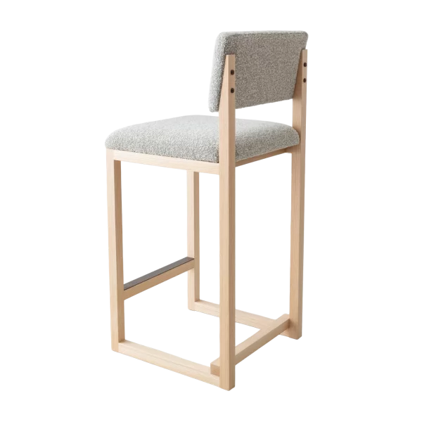 SQ Stool Upholstered by David Gaynor Design