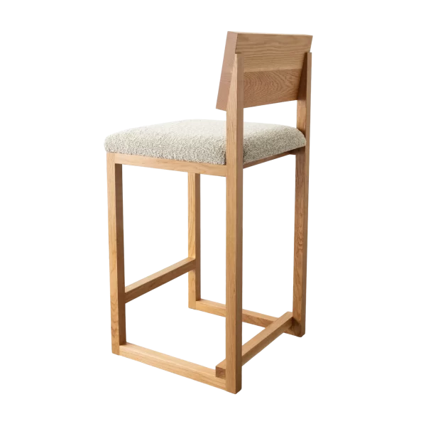 SQ Stool Upholstered by David Gaynor Design