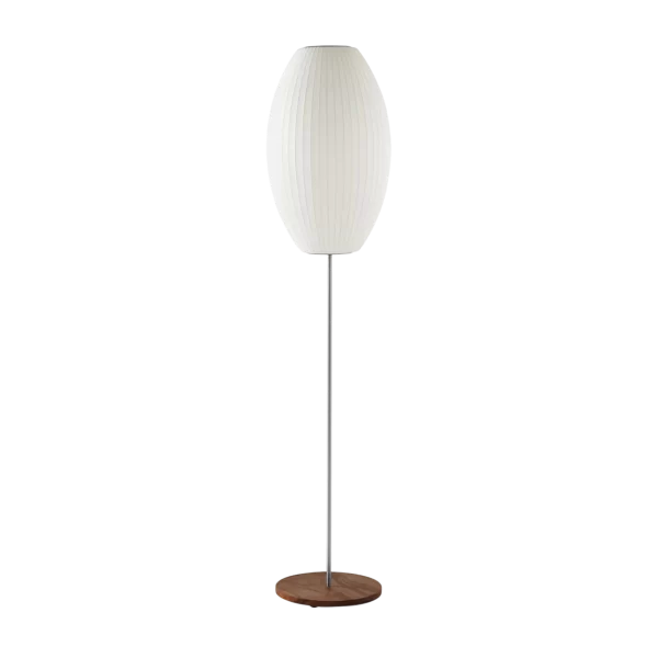 Nelson Cigar Lotus Floor Lamp