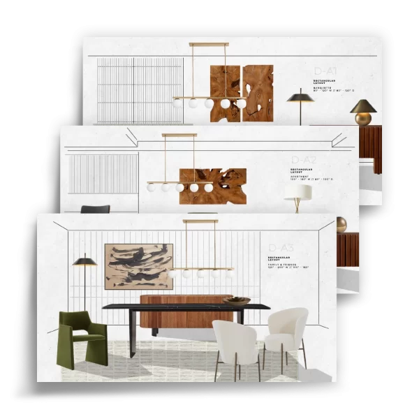 Dining Room - Rectangular - Beautiful Mess - BMDR01 - Image 4