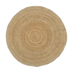 Round Braided Jute Rug