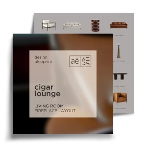 Living Room - Fireplace - Cigar Lounge - CLLF01