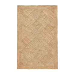 Salvino Diamond Jute Rug