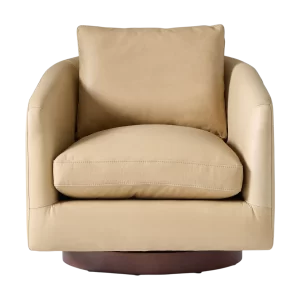 Imogene Leather Swivel Chair