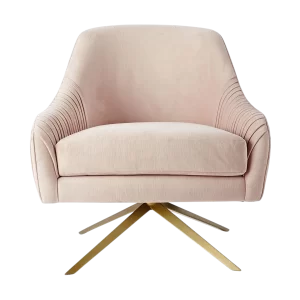 Roar & Rabbit™ Pleated Swivel Chair
