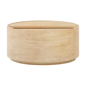 Volume Round Storage Coffee Table